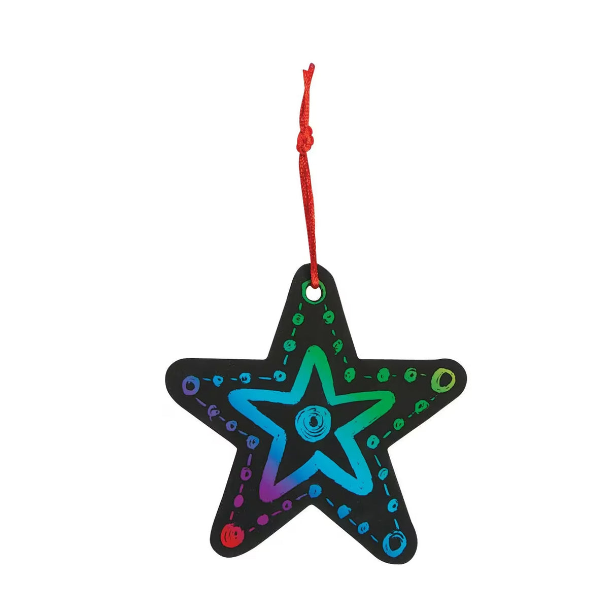 Magic Color Scratch Star Christmas Ornaments 24 Pack Craft Kit