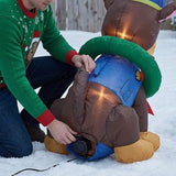 38" Airblown Inflatable Paw Patrol Chase with LED Lights Christmas Yard Decoration