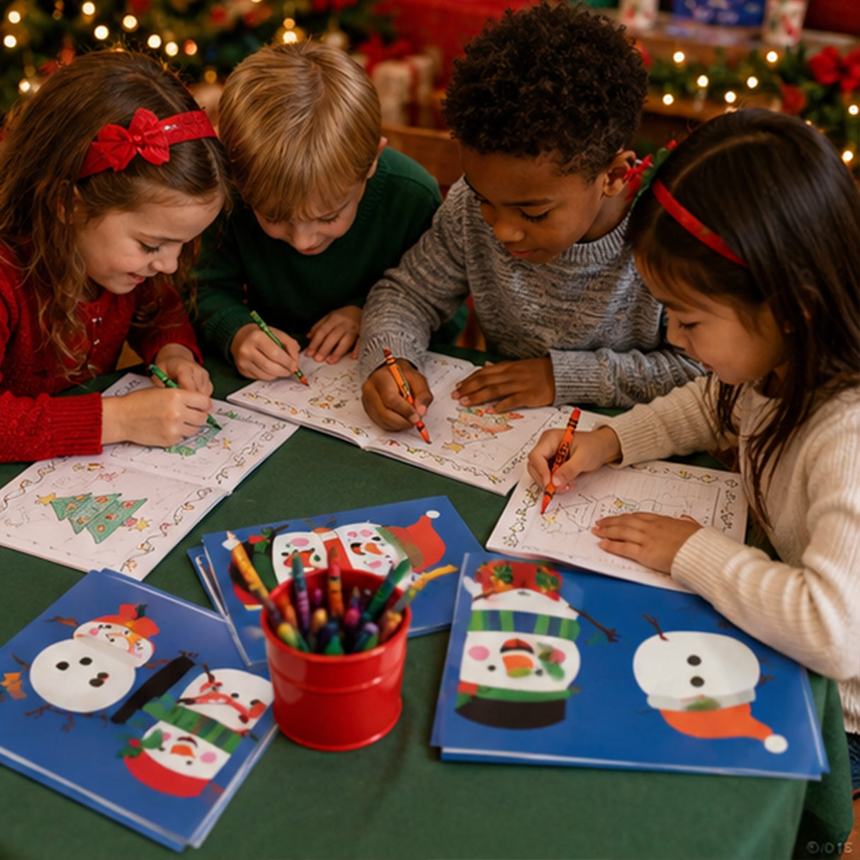 Bulk Christmas Carol Coloring Activity Books 72 Pack