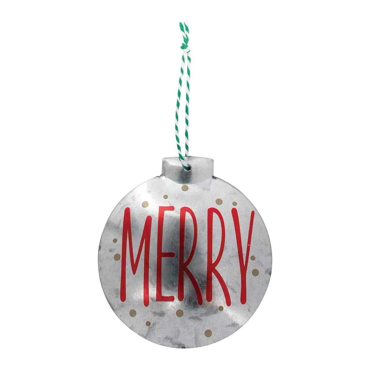 DIY 3D Metal Round Ornaments Craft Set 12 Pc