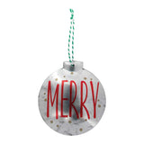DIY 3D Metal Round Ornaments Craft Set 12 Pc