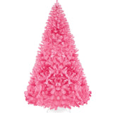 Artificial Colored Christmas Tree Unlit Pine Design Easy Assembly