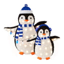 Lighted Pop-Up Penguin Family Christmas Decoration 3 Ft 150 LED