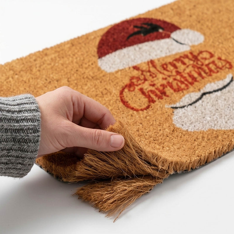18x30 Inch Merry Christmas Coir Door Mat Holiday Welcome Mat