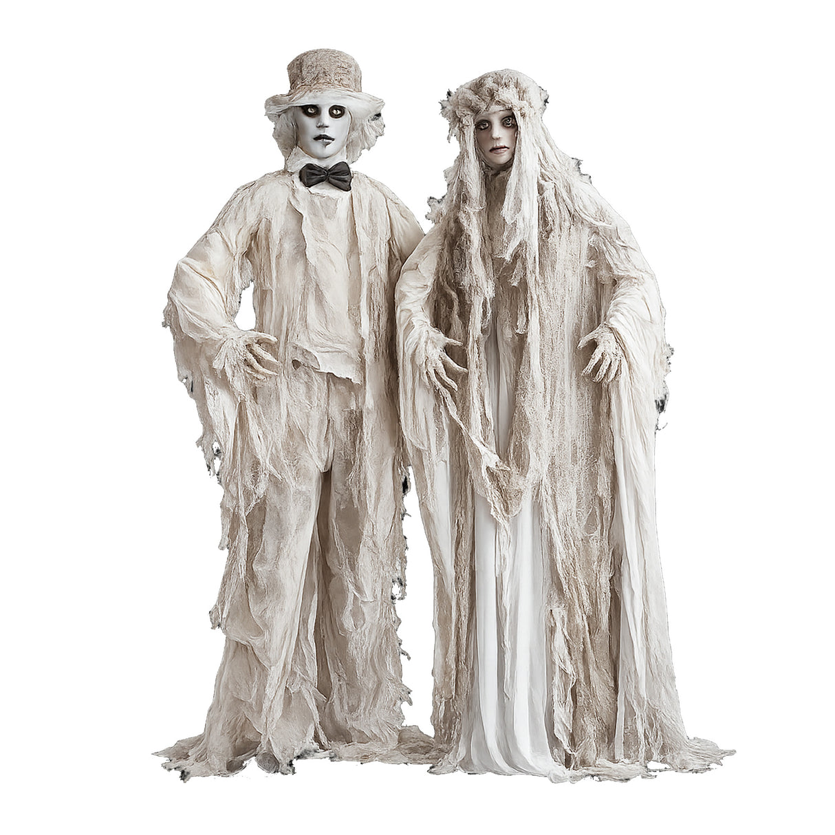 Mr. & Mrs. Rot Standing Halloween Decorations – 2 Pc. (Life-Size Props)