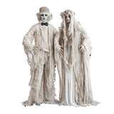 Mr. & Mrs. Rot Standing Halloween Decorations – 2 Pc. (Life-Size Props)