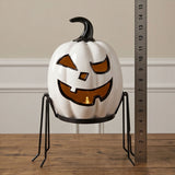 15 in Pre Lit Ghost Pumpkin Halloween Tabletop LED Decor