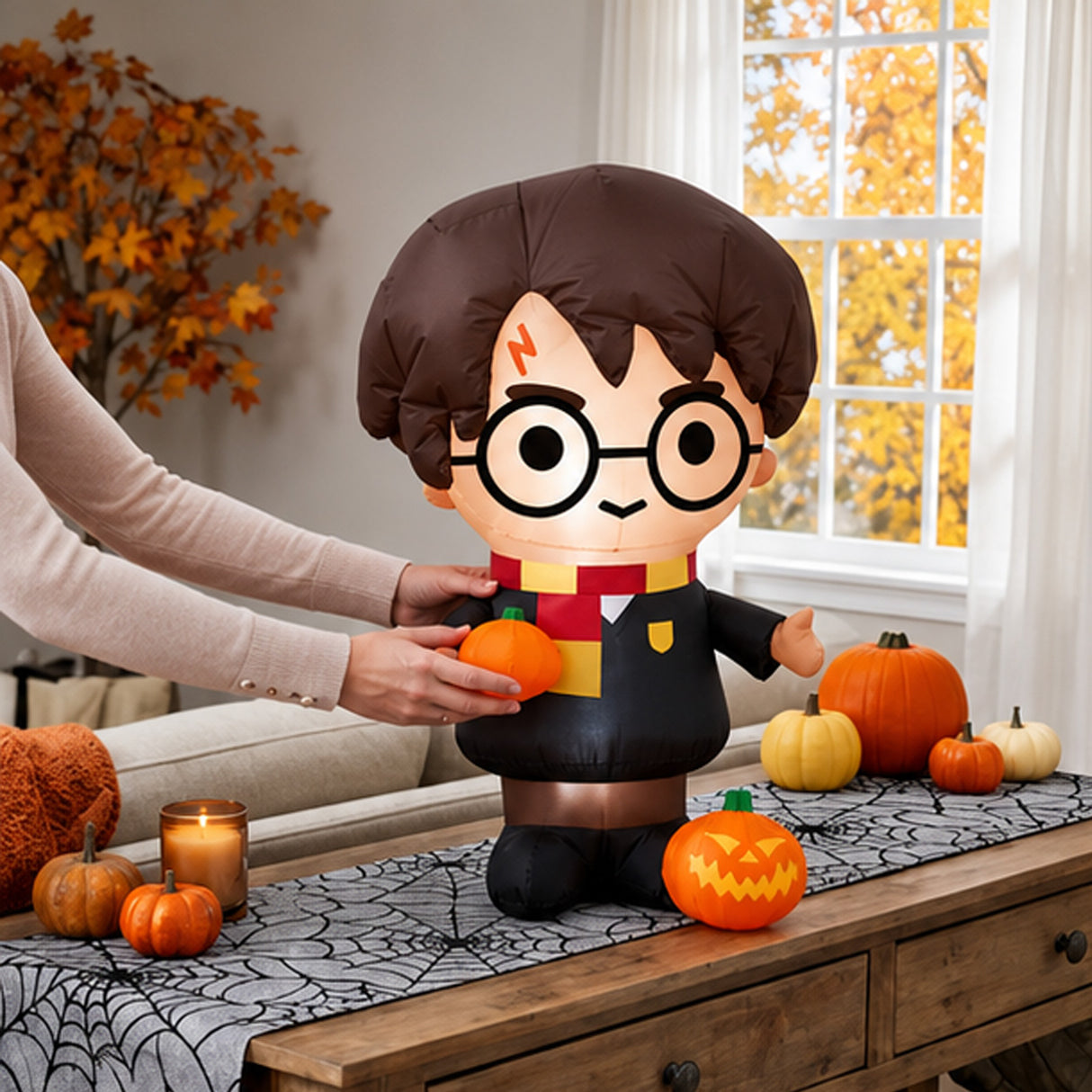 3FT Harry Potter Inflatable Halloween Decoration with LED Light
