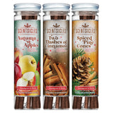 Scentsicles Autumn Apples Cinnamon Spiced Pine Cones Scented Sticks 3 Pack