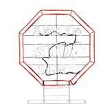 44IN Santa Stop Here LED Light Sign Neon Style Christmas Decor