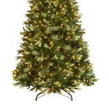 9ft Pre-Lit Charleston Pine Christmas Tree with Clear Lights