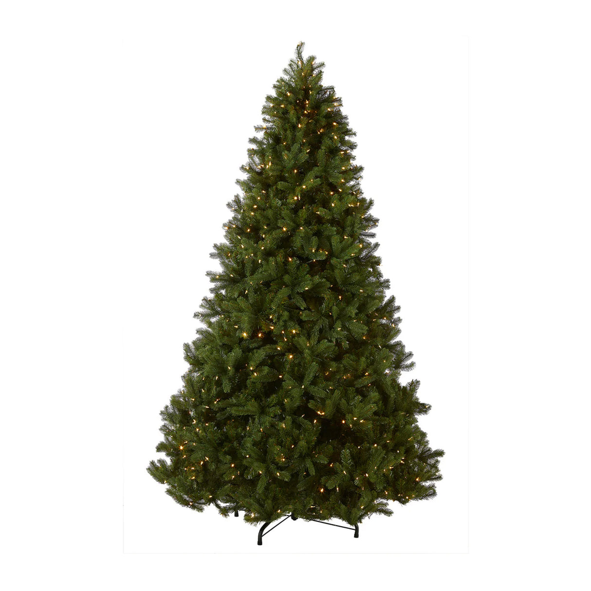 9ft Pre-Lit Downswept Douglas Fir Christmas Tree with Dual Color LED Lights