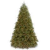 10ft Pre-Lit Jersey Fraser Fir Artificial Christmas Tree with Dual Color LED Lights