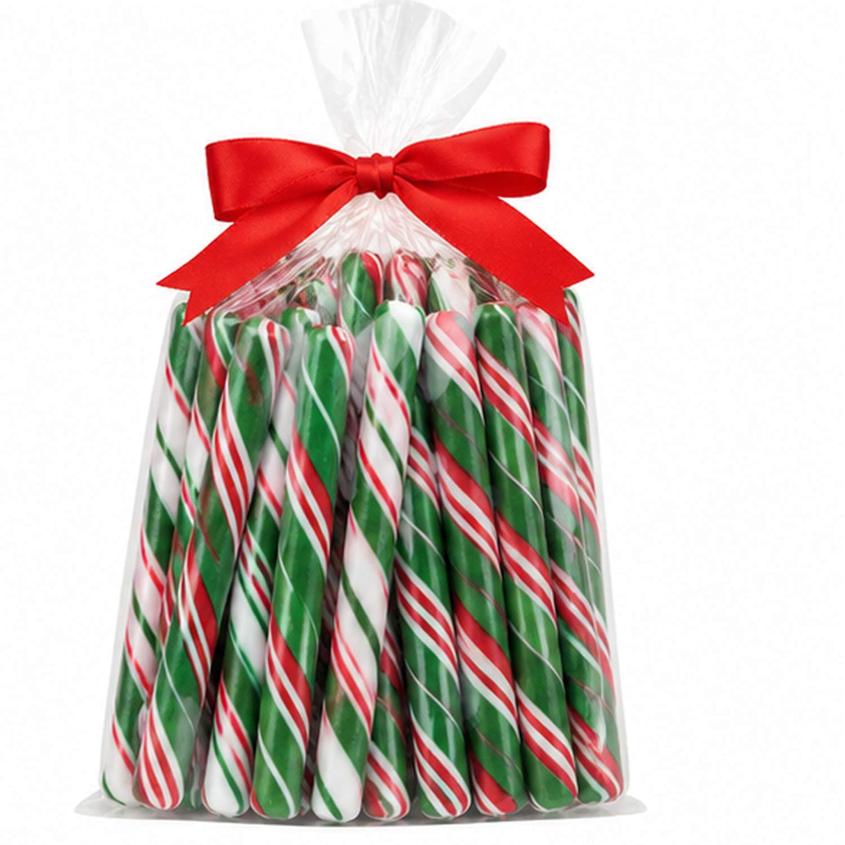 4.5" Christmas Apple & Cherry Hard Candy Sticks – 80 Pc (2 lbs Bulk Pack)