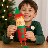 Christmas Elf Craft Tube Kit with Bead Legs Makes 12