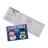Bulk Christmas Carol Coloring Activity Books 72 Pack