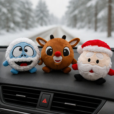 Plush Rudolph Reindeer 3 Piece Set Christmas Soft Toys