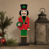60 Inch Metal Nutcracker Porch Decor Holiday Standing Christmas Figure