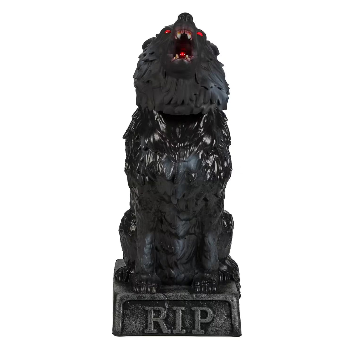 25 1/2" Animated Zombie Wolf Halloween Decoration