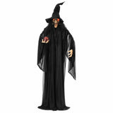 63" x 93" Standing Witch with Red Apple Halloween Decoration