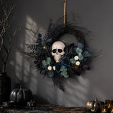 24 in. Halloween Skull Wreath