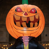 20 ft. Halloween Pumpkin Reaper Inflatable Decoration with LED Lights, Plug-In