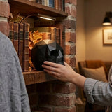 6IN Black Origami Skull Halloween Tabletop Decoration