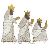 42IN Three Wisemen LED Lighted Christmas Decoration Set Plug-In