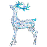 48IN Pre-Lit Iridescent Reindeer with Cool White LED Lights Plug-In