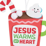Jesus Warms My Heart Cocoa Christmas Ornament Craft Kit 12 Pc DIY