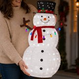 Lighted Pop-Up Snowman Outdoor Christmas Decoration with LED Lights