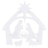 Christmas Nativity Scene Yard Decoration with Water Resistant PVC Outdoor Display
