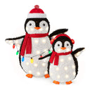 Lighted Pop-Up Penguin Family Christmas Decoration 3 Ft 150 LED