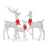 Lighted Christmas Deer Family Outdoor Decor Set with LED Lights