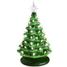 Set of 3 Pre Lit Ceramic Tabletop Christmas Trees