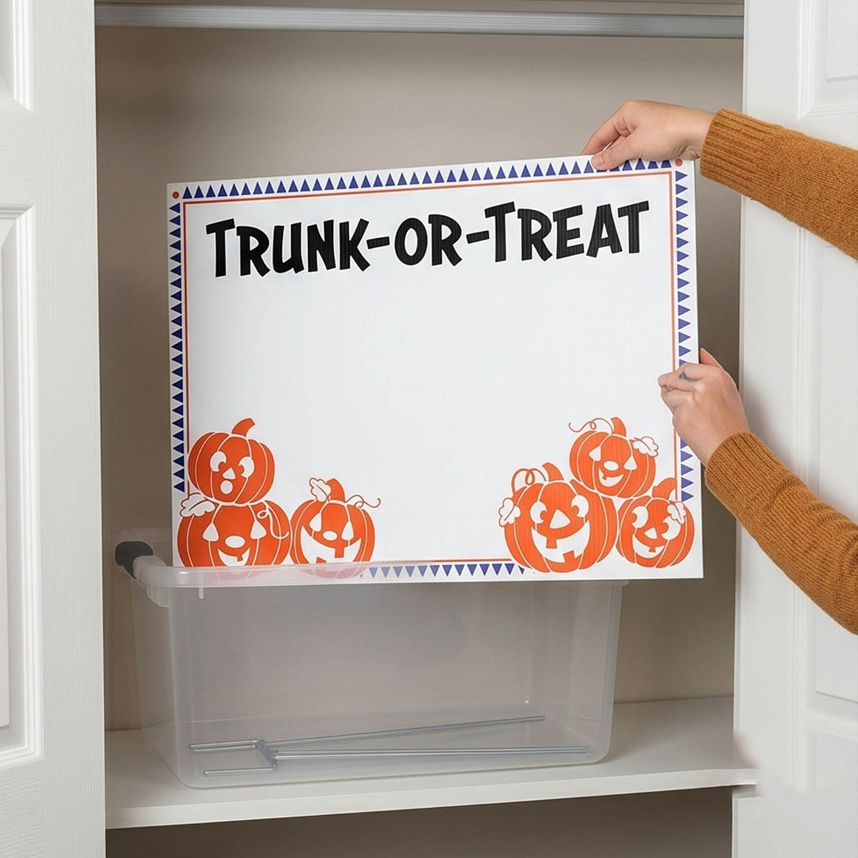 24" x 16" Personalized Trunk-or-Treat Yard Sign