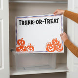 24" x 16" Personalized Trunk-or-Treat Yard Sign