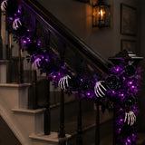 6 ft. Halloween “Bad to the Bone” Garland with LED Lights