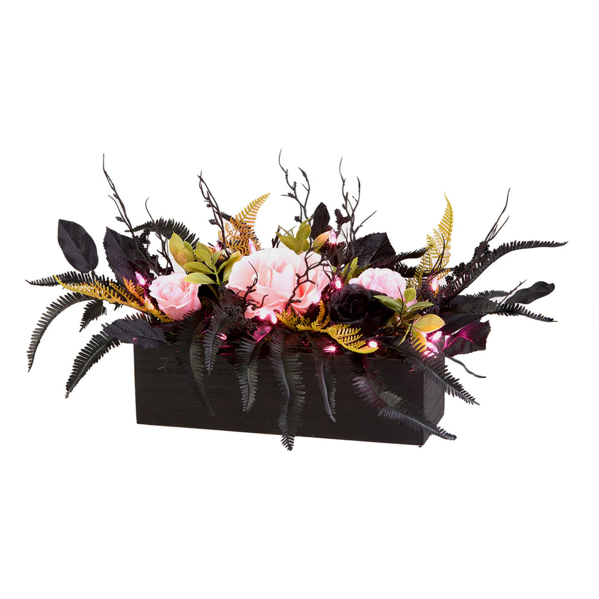 16 in. Halloween “Cute and Creep” Centerpiece with LED Lights