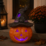 14 in. Halloween Jack O’Lantern with LED Lights