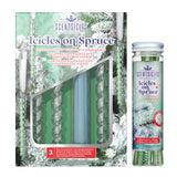 Scentsicles Glass Icicle Ornaments Icicles on Spruce Scented Stick Bundle 3 Pack