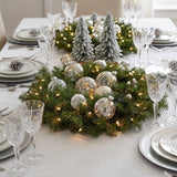 Pre-Lit 30 in. Norwood Fir Christmas Wreath with Twinkly Smart LED Lights