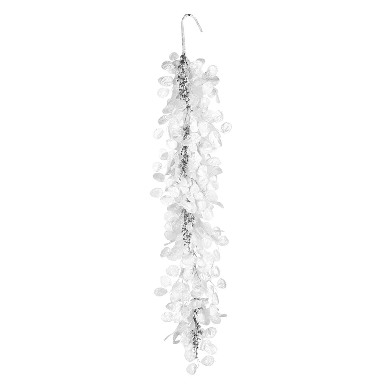 Winter Frost White Garland, 4 Foot Decorative Holiday Garland