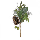 19in Pine Berry & Pinecone Christmas Decorative Pick