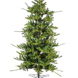 9ft Pre-Lit Lark Pine Medium Christmas Tree with Warm White LED Rice Lights