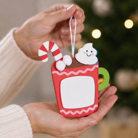 Jesus Warms My Heart Cocoa Ornament Craft Kit 12 Pack