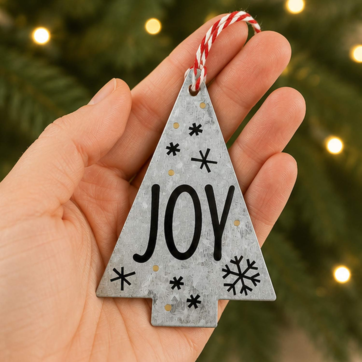 DIY Metal Tree Ornaments Christmas Craft Set 12 Pc