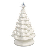 Set of 3 Pre Lit Ceramic Tabletop Christmas Trees