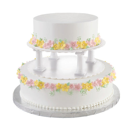 Wilton White Scalloped Edge Separator Plate – 12 Inch