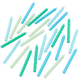 Wilton Green and Blue Ombre Birthday Candles, 24-Count